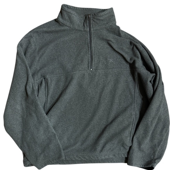 Eddie Bauer Grey quarter zip Pullover - Picture 1 of 7